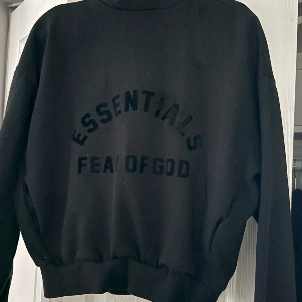 Fear of God Essentials Black Crewneck